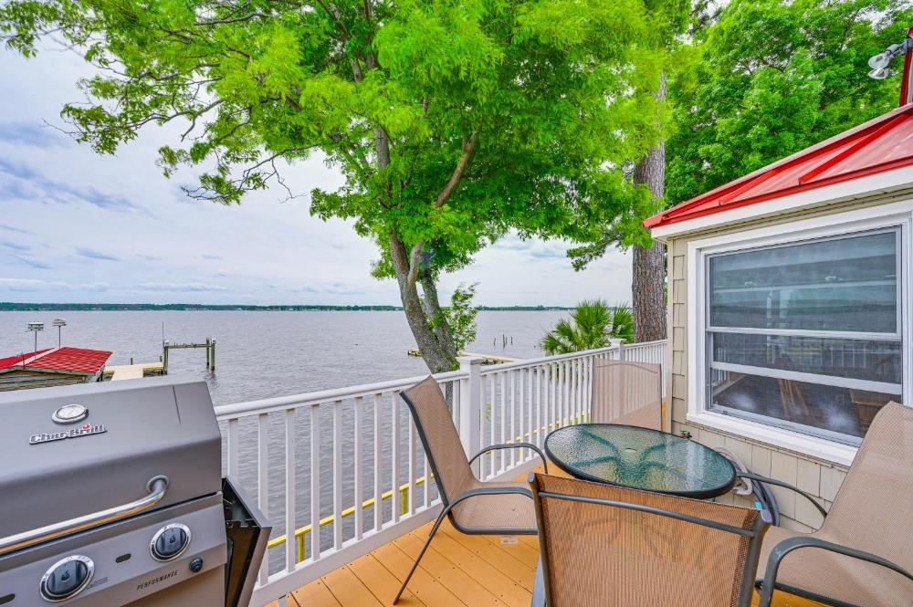 Pamlico River House with Private Dock and River View!